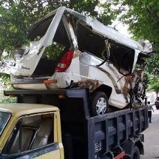 Ini Penampakan Mobil Travel yang Alami Kecelakaan Maut di Banyuwangi