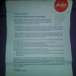Keluarga Korban Menolak Kompensasi Awal Rp 300 Juta dari AirAsia, Ini Alasannya