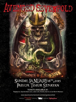 AVENGED SEVENFOLD WORLD TOUR 2015