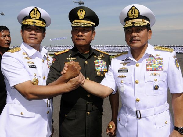 Panglima TNI Pimpin Sertijab KSAL
