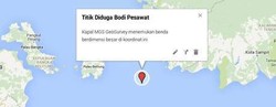 6 Kapal Sisir Lokasi Temuan Ekor Pesawat AirAsia