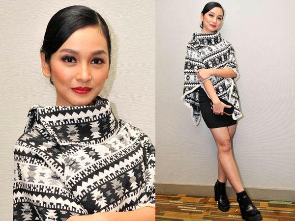 Tampil Stylish, Tya Arifin Pamer Kaki Jenjang
