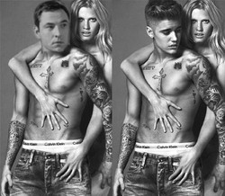 Suami Lara Stone Ganti Wajah Justin Bieber di Iklan Calvin Klein Menjadi Dirinya