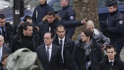Datangi Lokasi Penembakan Charlie Hebdo, Presiden Hollande: Ini Barbar!
