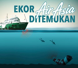 4 Fakta Tentang Penemuan Ekor Pesawat AirAsia QZ8501