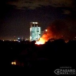 Ini Penampakan Kobaran Api Kebakaran di Jalan Ayub Pejaten