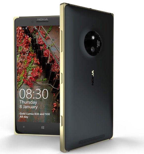 Duo Lumia Berkelir Emas
