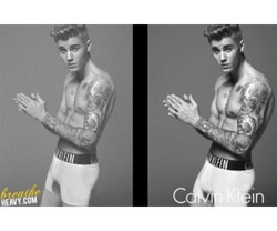 Tubuh Berotot Justin Bieber di Iklan Calvin Klein Diduga Hasil Photoshop