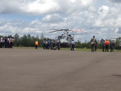 Tiba di Pangkalan Bun, Panglima TNI Langsung Menuju KRI Banda Aceh