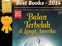 Novel Bulan Terbelah di Langit Amerika Raih Novel Terlaris 2014