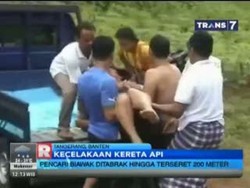 Tragis! Dua Pemuda Pemburu Biawak Terseret Kereta Sejauh 200 Meter
