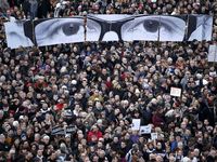 Jutaan Warga Prancis Longmarch Tolak Terorisme