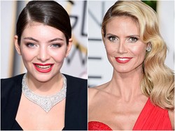 Riasan Cantik Selebriti di Karpet Merah Golden Globes 2015