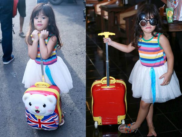 Gaya si Imut Shafeea dengan Kopernya