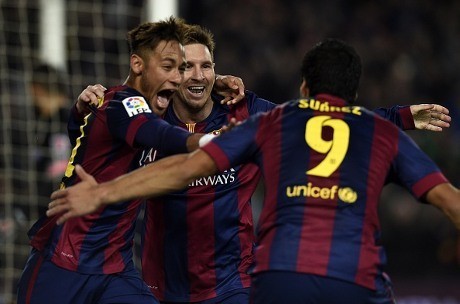 Lagi-lagi Neymar, Suarez, Messi