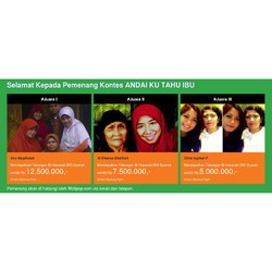 Selamat! Ini Dia 3 Pemenang Kontes Andai Ku Tahu Ibu