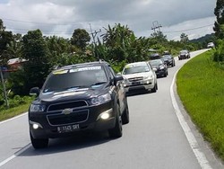 19 Mobil Chevrolet Captiva Sukses Jelajahi 3 Negara