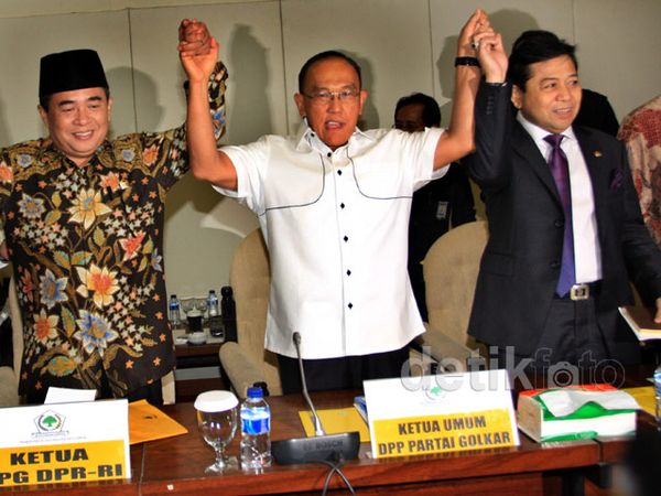 Ical Beri Pengarahan ke Fraksi Golkar