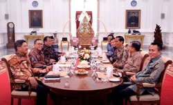 Usai Bertemu Jokowi, Ketua DPR dan MPR Bantah Bahas Komjen Budi Gunawan