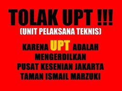 Tolak UPT TIM, Seniman Ibukota Orasi Budaya Lima Hari