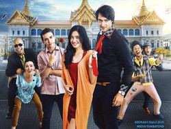 Mikha Tambayong dan Saurabh Raj Jain Mesra di Poster Film Check In Bangkok