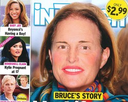 Tampil di Cover Majalah, Ayah Tiri Kim Kardashian Pakai Lipstik & Blush On