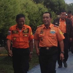 Semalam Menginap di KN Pacitan, Kabasarnas Kembali ke Pangkalan Bun