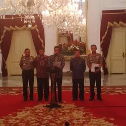 Ada Komjen Budi Gunawan di Istana Tapi Tak Ikut Jumpa Pers