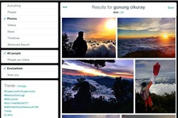 Ketika Gunung Cikuray Jadi Trending Topic Twitter