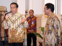 Jokowi Silaturahmi dengan Petani