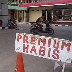 Premium SPBU di Mojokerto Habis