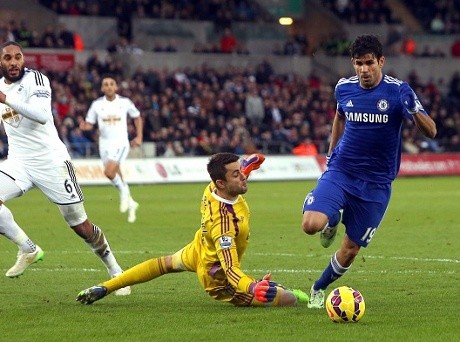 Oscar dan Costa Dua Gol, Chelsea Hantam Swansea 5-0