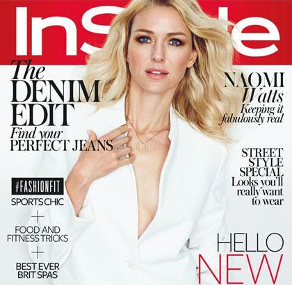 Foto Fashion: Naomi Watts di InStyle UK Februari 2015