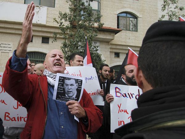 Warga Palestina Tolak Menlu Kanada