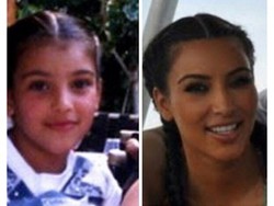 Unggah Foto Saat Kecil, Kim Kardashian Buktikan Tak Operasi Plastik