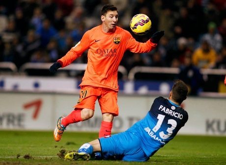 Messi Hat-trick, Barcelona Bekuk Deportivo 4-0
