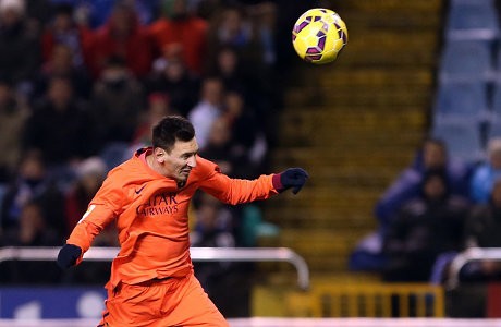 Hat-trick ke-25 Messi di Barcelona