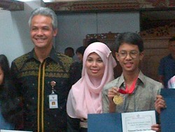 Ada Anak Gubernur Ganjar di Antara 5 Siswa Peraih Emas Lomba Sains di Korsel