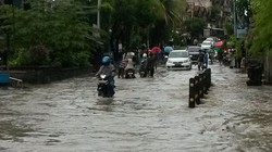 Hujan Deras Mengguyur, Beberapa Kawasan di Denpasar Tergenang Banjir