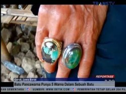 Ini Asal Muasal Penemuan Batu Pancawarna yang Kini Mendunia