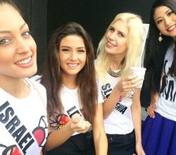 Kontroversi Selfie Miss Lebanon dan Miss Israel