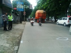 Polisi Gelar Olah TKP di Lokasi Tabrakan Maut Pondok Indah