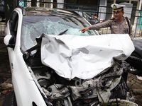 Ini Penampakan Outlander Tabrakan Maut