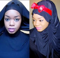 Tutorial Hijab Pita Snow White ala Hijabers Amerika, Naballah Chi