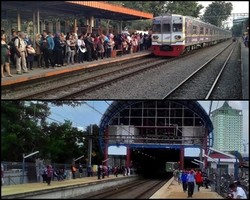 Stasiun Palmerah Kini Punya Wajah Baru