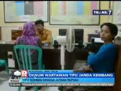 Mengaku Polisi, Wartawan Perdayai Janda Kembang