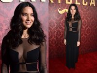 So Sexy... Olivia Munn Bergaun Menerawang