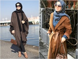 Hijab Style: Padu Padan Coat di Musim Dingin ala Si Cantik Asal Turki, Esra