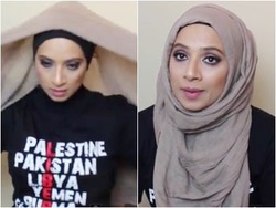 Tutorial Hijab Menutup Dada dengan Bantuan Headband