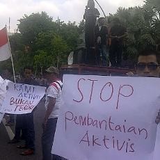 Aksi Solidaritas, Aktivis Desak Polisi Usut Tuntas Penembakan Mathur